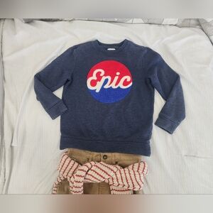 Kids Navy Blue Sweatshirt